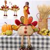 Thanksgiving Turkey Plush Decoration Doll Harvest Festival Faceless Doll
