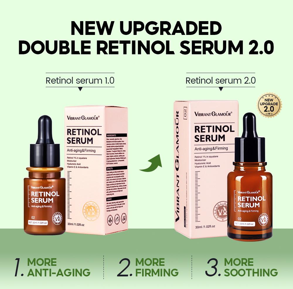 VIBRANT GLAMOUR Retinol Facial Serum - Moisturizing & Hydrating Retinol Serum
