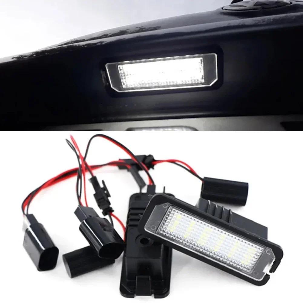 1/2PCS Canbus Auto Light MK5 GTI MK6 MK7 Golf 5 Glof 6 Golf 7 White Led Number License Plate Light Kit Error Free Car-Styling