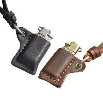 Collar con dije de encendedor para hombres y mujeres, cadena de cuello de longitud ajustable, adorno unisex, accesorio de moda para fiestas.