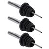 10Pcs Liquor Pourer Stainless Steel Wine Pourer Stopper Bar Tool for Bar Home RestaurantsStainless Steel Color Capless