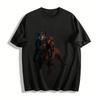 Mecha Beast Print Trendy Cool Loose Casual Top Pure Cotton T-shirt