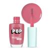 Esmalte Sugar Pop 35 Rosa Powder Alto Brilho Secagem Rápida Longa Duração Acabamento Brilhante Kit Manicure 10 ml