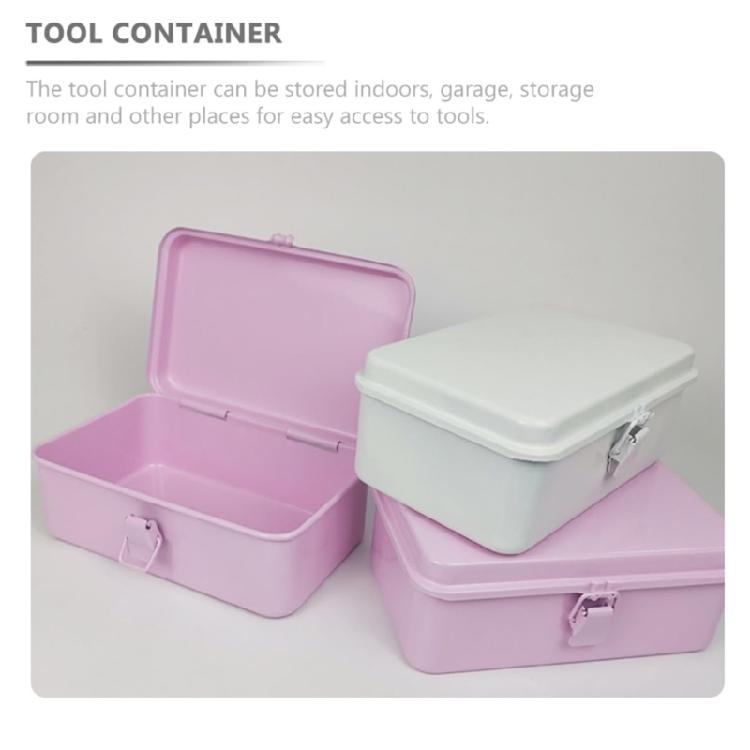 Metal Tool Storage Container Waterproof Design With Color Choices Carriers Storage Box For Construction Professional