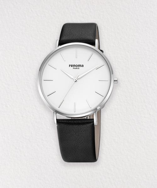 [RENOMA WATCH] Тонкие мужские классические часы RENOMA WH RE2401 NONE