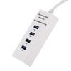 High Speed 4 Port USB 3.0 Hub Converter Adapter Portable Extender for   Card Reader Black