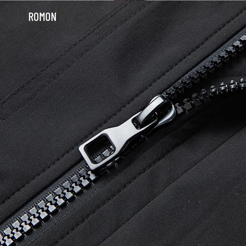 ROMON Men's Hooded Windproof Wrinkle-Resistant Jacket