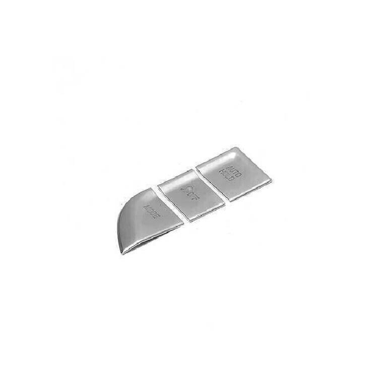 For Cadillac CT6 2016-2018 Silver Central Console Gear Button Cover Trim new 3x