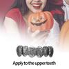 18K Plated Hip Hop Teeth Upper Teeth False Tooth Halloween Festival Tooth Decoration