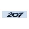 3d ABS Chrome Black  408 206 207 301 307 508 308 Emblem Letters Nameplate Number Sticker Car Trunk Badge Decal Accessories