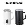 Electric Milk Frother 4-in-1 400W 580ml/19.61oz Hot and Cold Milk Foamer Silent Operation Anti Slip Stainless Steel Milk Steamer