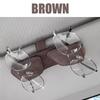 Dual Clip Car Sun Visor Clip Multifunctional Card Holder Universal Eyeglass Hanger  Car Accessory
