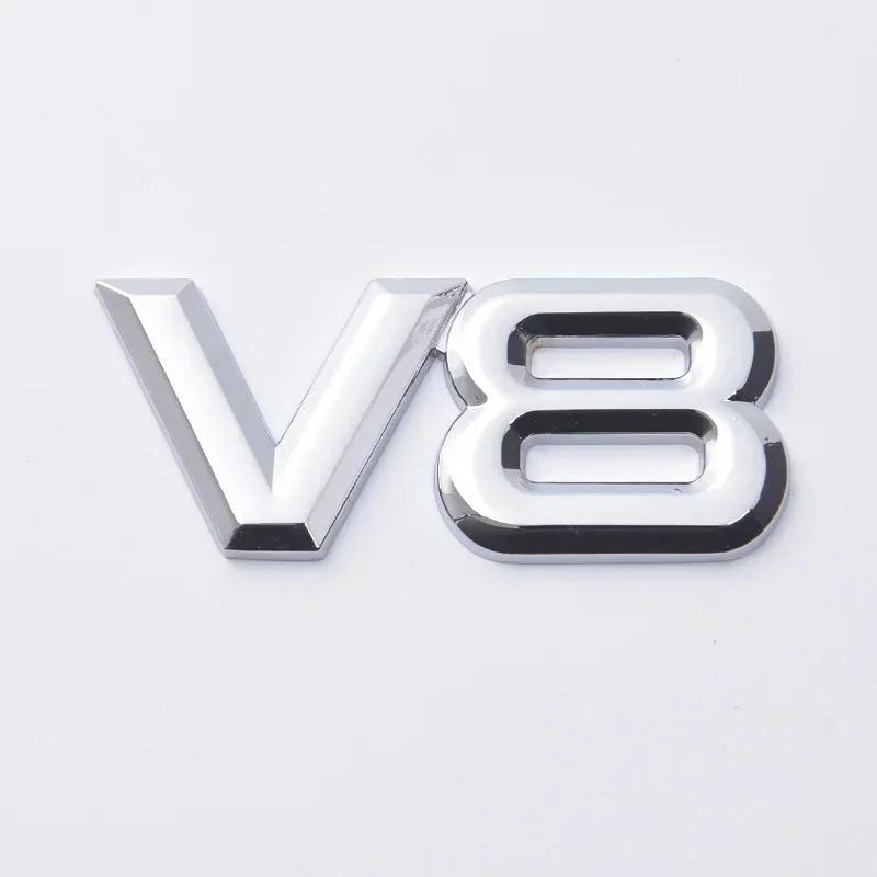 3D Metal 1.5T 1.6T 1.8T 2.0T 2.2T 2.4T 2.5T 2.8T 3.0T Car Sticker Emblem Badge Decal For Mazda KIA Renault TOYOTA BMW Ford Focus