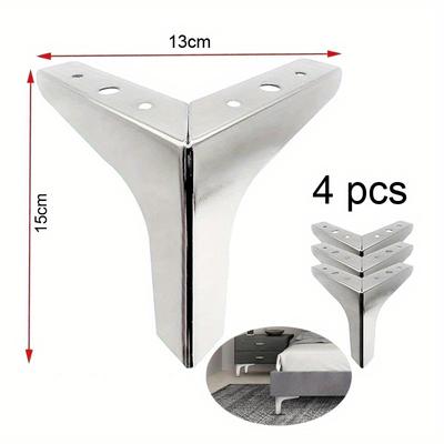 4 Stück Moderne Metallmöbelbeine Möbelbeine Ersatz für Kommode Schrank Couch