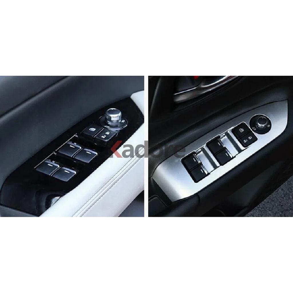 For Mazda CX-5 CX5 2017-2024 & CX8 CX-8 2017-2025 Door Armrest Panel Window Lift Button Cover Trim Sticker Car Accessories