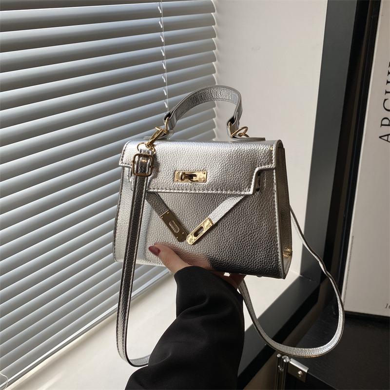 Niche Simple High-end Hand Bag Women's New Trendy Fashion Versatile Kelly Bag Trendy Messenger Small Square Bag