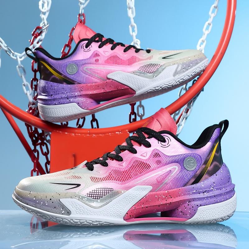 Youth basketball shoes men's sports shoes sports students men's and women's spring outfield actual combat shoes 2025