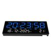 LED Digital Clock with Remote Control Wall Desk Silent Large Display Home School Decor