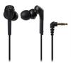 Audio-Technica ATH-CKS550X BK SOLID BASS In-Ear Headphones, Wired, Deep Bass, High-Resolution Audio Compatible, Black