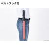 Takagi Traffic Control LED Guide Battery with Belt Hook and Hand Bright Inspection 54cm Pole, Light, Operated, Strap, Long, Pole, Red,