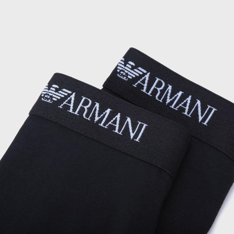 Emporio Armani Ss24 Logo Letter Print Casual Boxer Briefs 2-Pack Men underwear Black 111613-CC722-07320