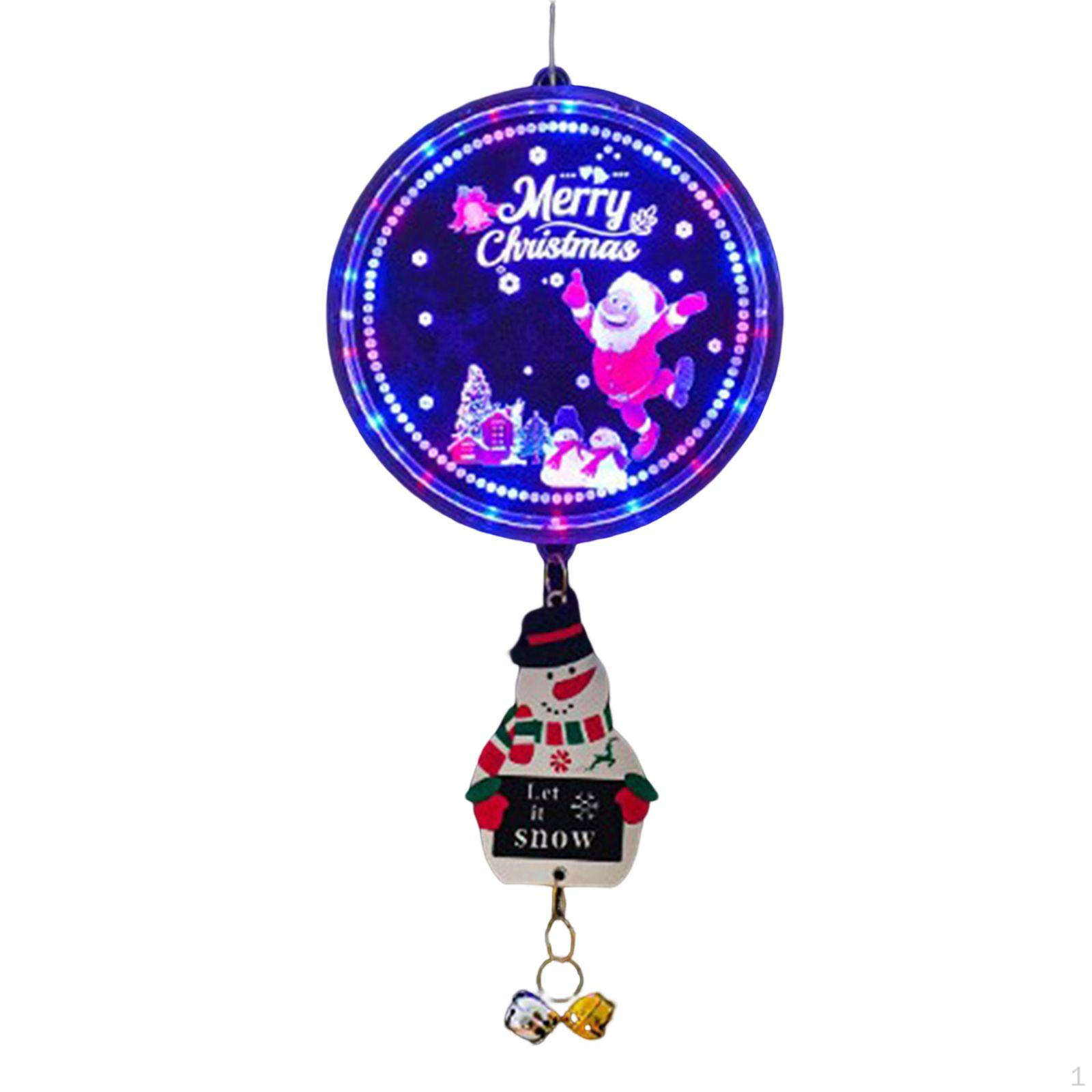 Christmas with Music Decoration Waterproof Xmas Garden Hanging LED Lights Lighting for Christmas Man