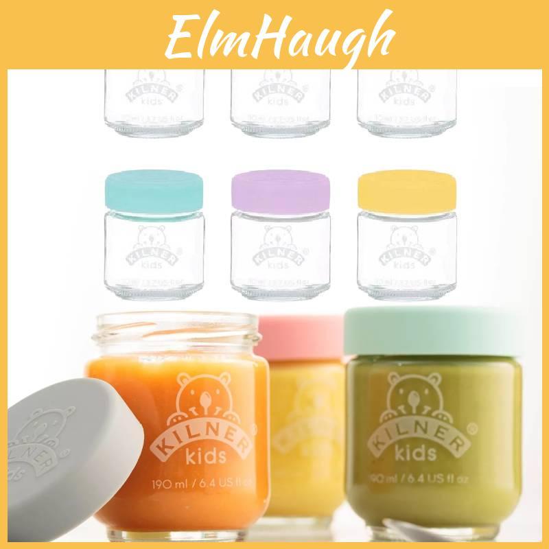 Premium Kilner Baby Food Glass Jar Set Six Versatile Containers For Freshness