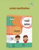 Elementary School Reading Notebook: Daily Excerpts and Sentences