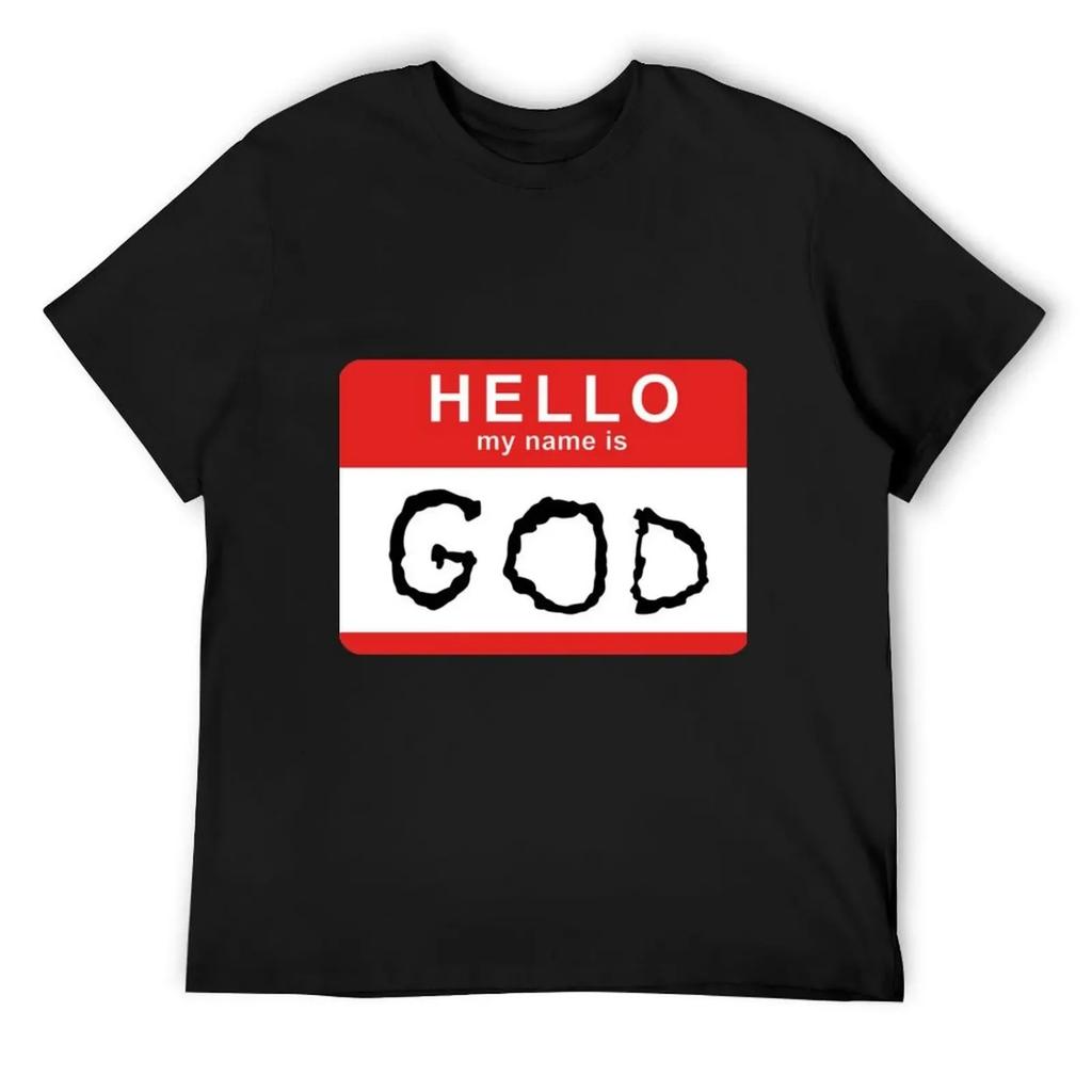 Witaj, mam na imię BÓG (Die Antwoord - Ugly Boy) T-shirt ubrania letnie affliction koszulki topping Męskie koszulki