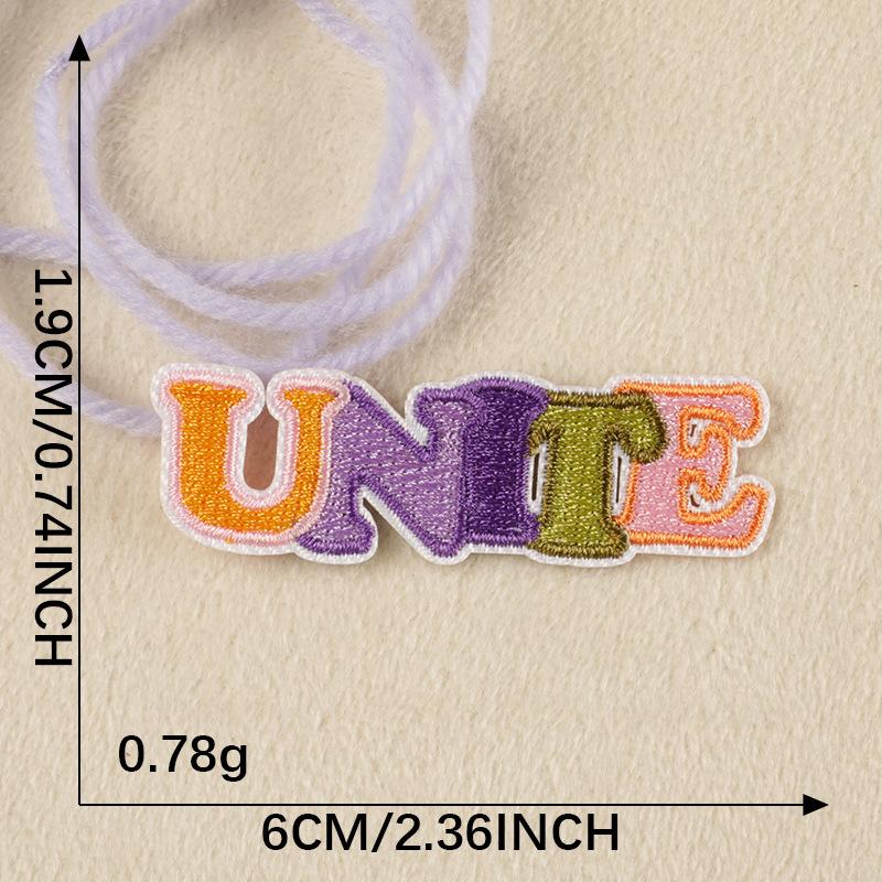 Regnbue Broderi Klistremerke Merke - Kles Tilbehør Patch