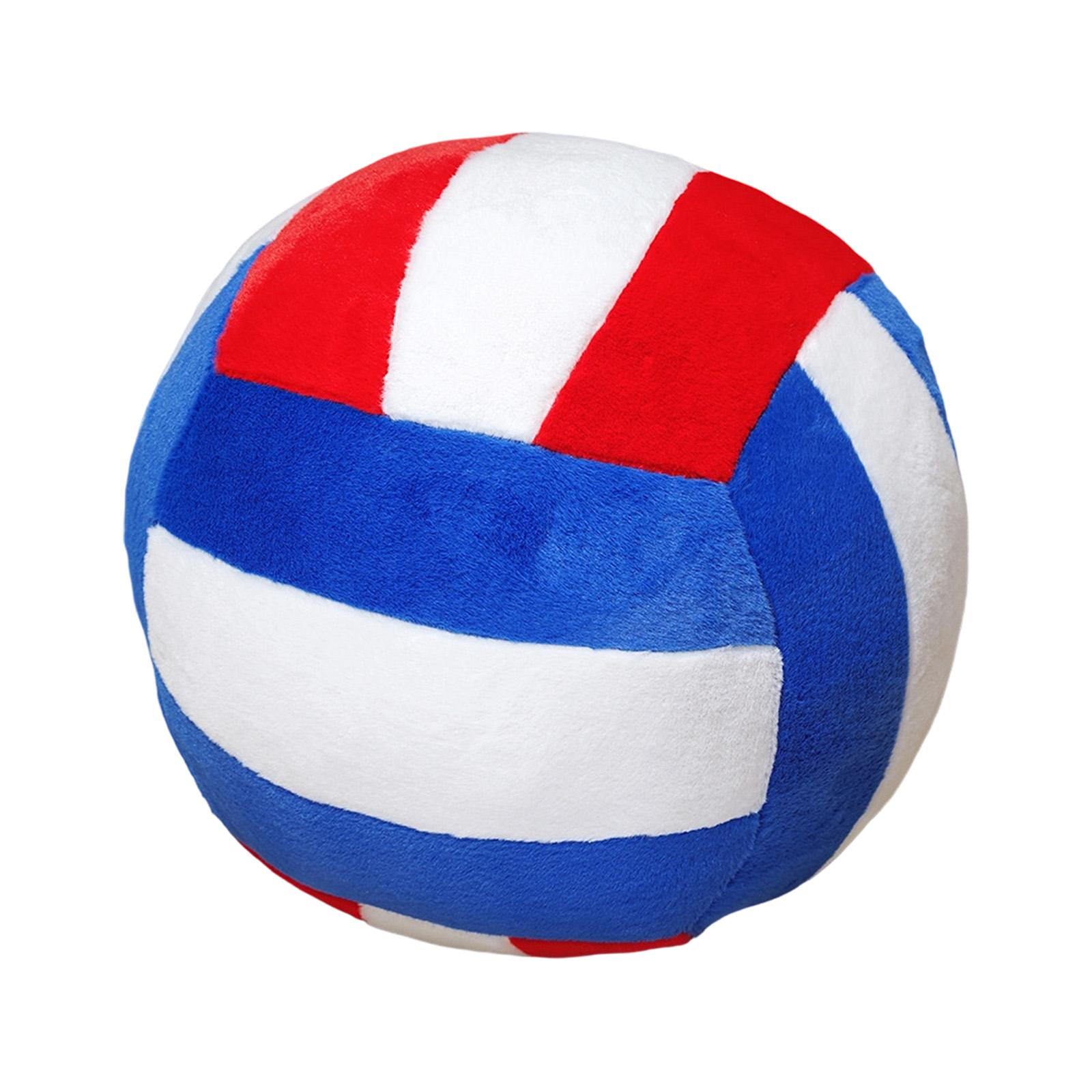 

Cartoon Realistic Volleyball Plush Toy Round Volleyball Doll Girls Bag Keychain Children s Stuffed Doll 20cm One Size