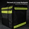 Food Delivery Bag Collapsible Insulated Backpack with Dividers Takeout