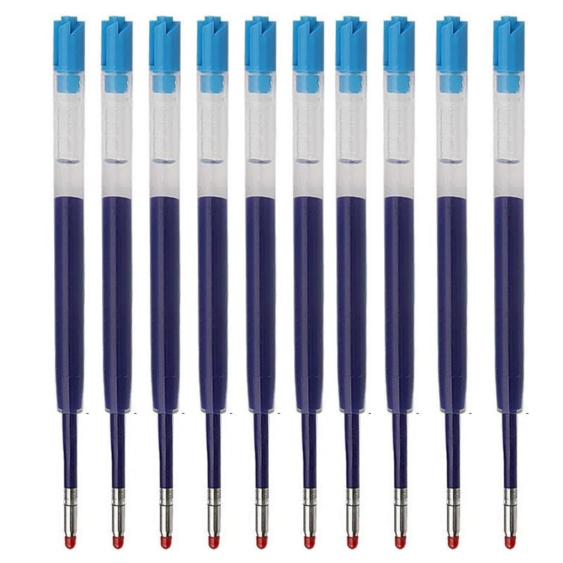 5/50 PZ Ricariche Penna a Sfera Per Penne Parker Punta Media L:10cm In Penne Nere Ricariche Materiale Scolastico Ufficio Cancelleria