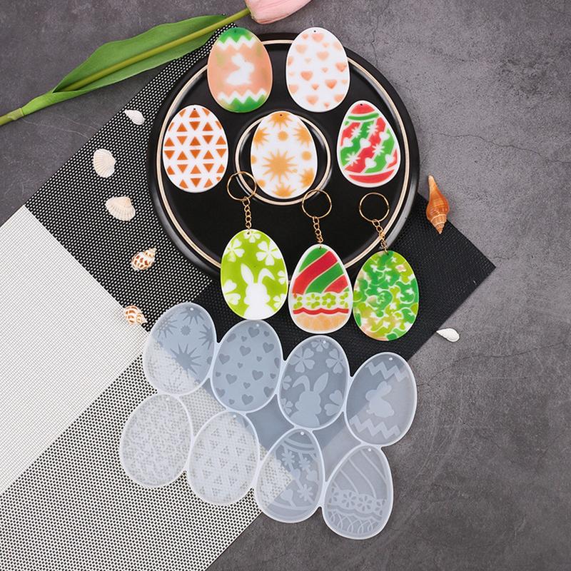 

Easter Egg Molds Silicone Easter Egg Keychain Molds Resin Molds Bag Charm Easter Tree Ornaments Resin Casting Mold Home Decor Italy