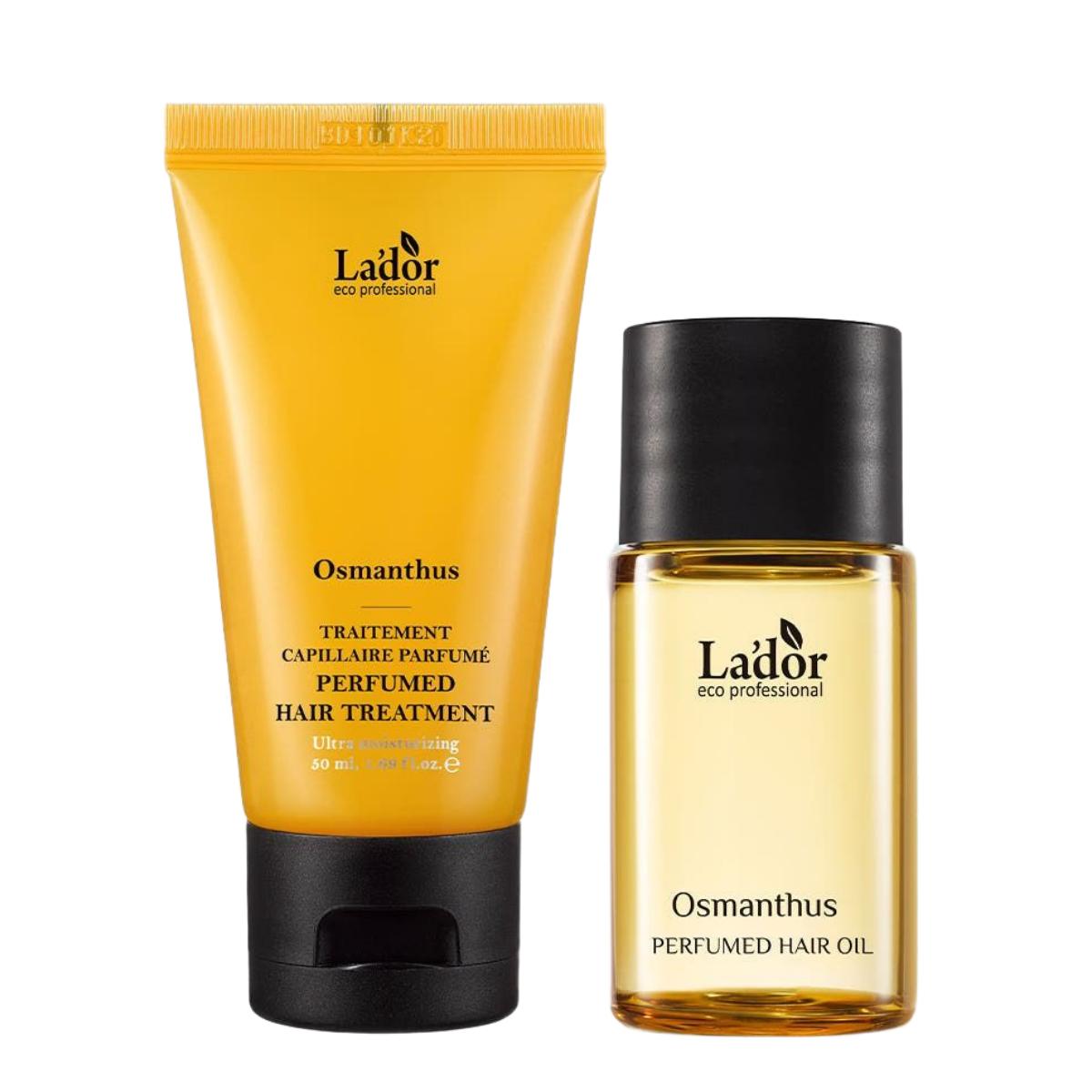 Lador Perfumed Hair Mini Set Osmanthus Treatment 50ml + Oil 10ml Protein Nourishing Shine