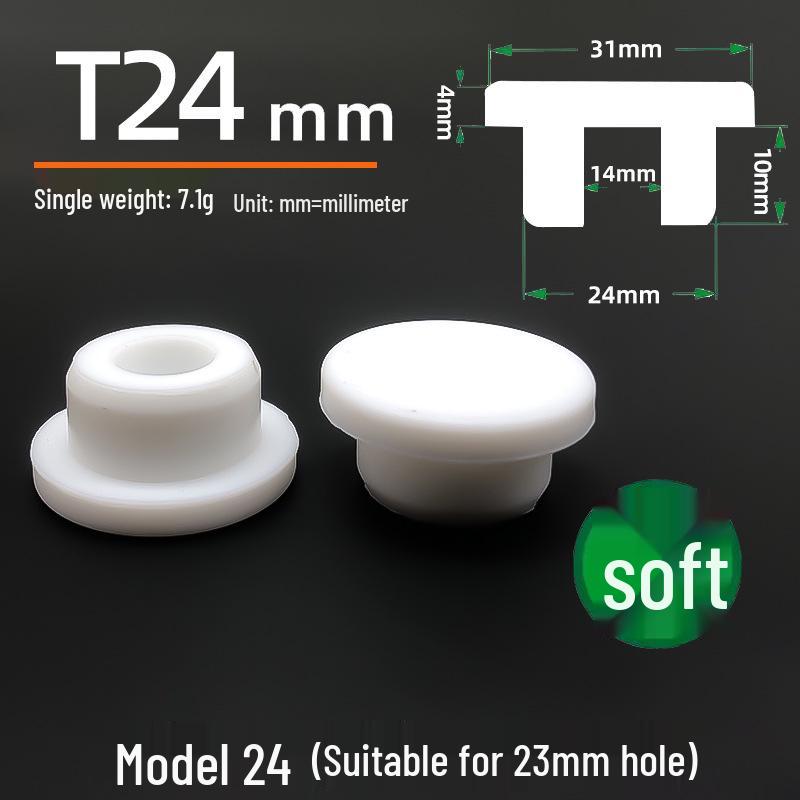 Silicone Rubber Drain Stopper for Washbasin, Mop Pool, and Children's Bathtub - Odor-Proof, Waterproof Stainless Steel Floor Plug.