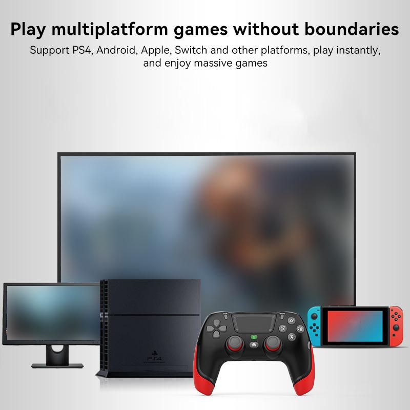 Game Controller for PS4 Compatible with PS4/Slim/Pro/PC with 360°Joystick/Dual Vibration/6-Axis Motion Gamepad
