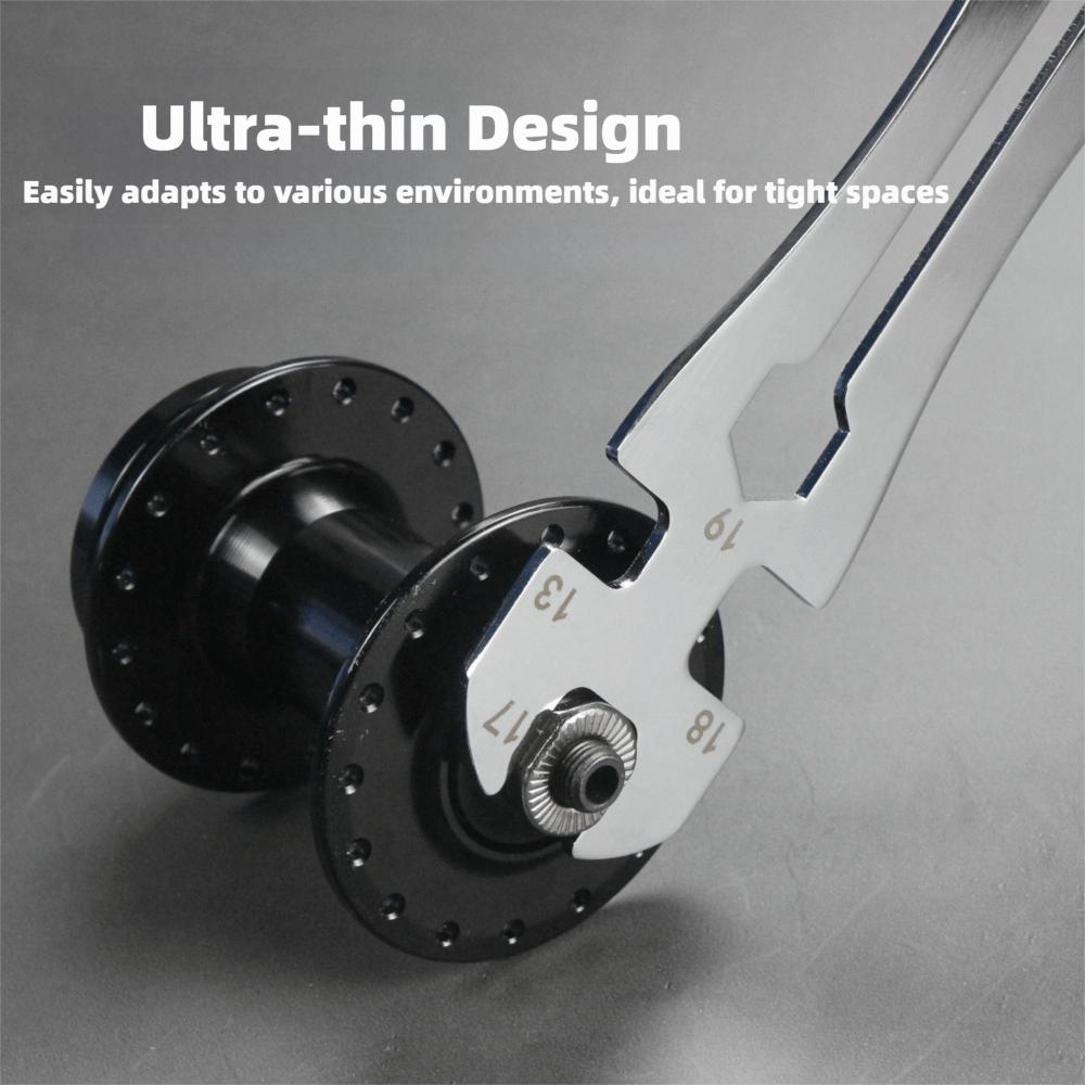 Multi-Functional Hub Cone Wrench Chrome Vanadium Steel Open-End Wrench  Home Repair