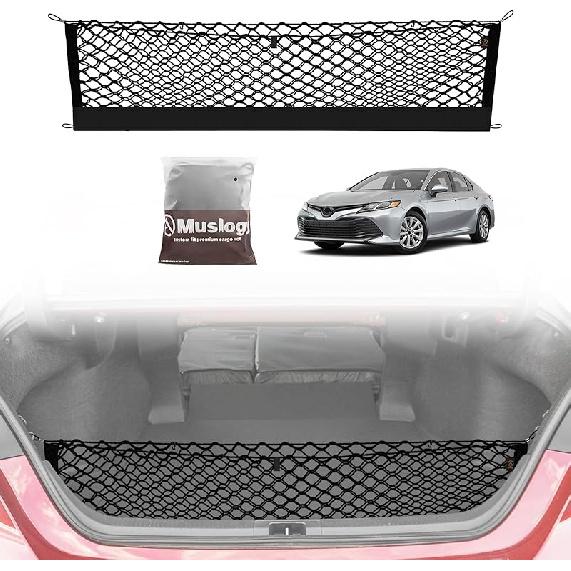 Muslogy Truck Bed Cargo Net Compatible With Honda Ridgeline 2017-2024 2025 Accessories Storage Organizer Pickup Truck Bed Envelope Style Cargo Net