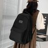 Simple Large Capacity Backpack Solid Color College Backpack Durable Laptop School Bag  Outdoor
