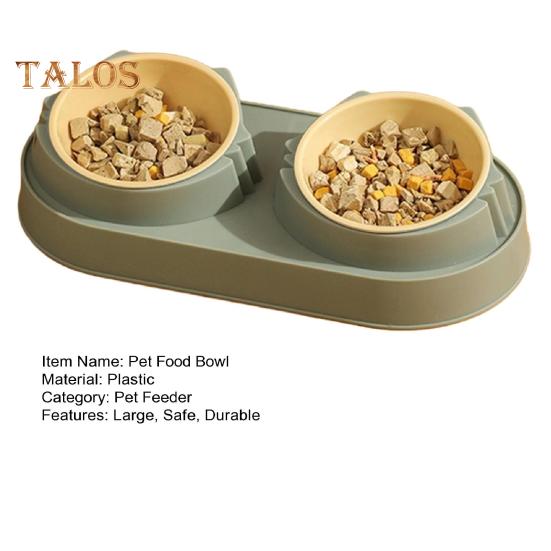 Futternapf für Haustiere, erhöhter Einzel-/Doppelnapf für Hunde, auslaufsicher, rutschfest, Futterspender für Katzen, Futter- und Wassernapf für Hunde, Katzen, Kätzchen