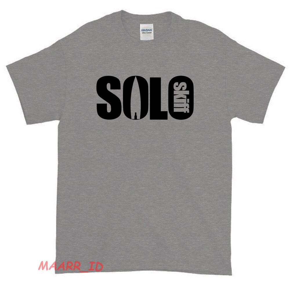 

New Solo Skiff Kayak Canoe Logo American Funny T Shirt USA size S-XXL Unisex T-Shirt XXXL