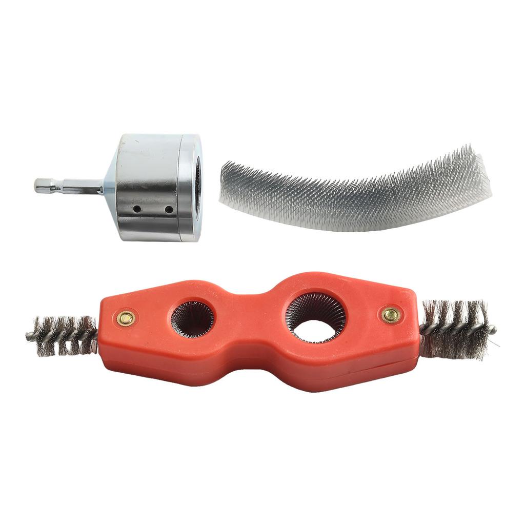 Copper Pipes Cleaners Drills For Drill 15+22mm Plumbing Cleaning Metal Tube Battery Brush Workshop Equipment Power Tools