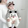 Baby Pure Cotton Jumpsuit Spring and Autumn Baby Romper for Boys and Girls Cartoon Long-Sleeved Jumpsuit Toddler Clothing for All Seasons