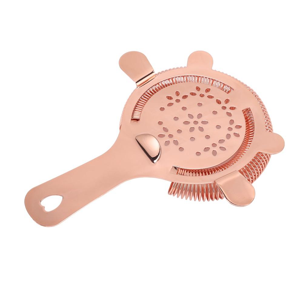 Mirror Polished Bar Strainer Stainless Steel Bartender Ice Filter Cocktail Strainer  Bar