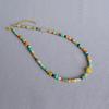 Artistic Ethnic Style Colorful Genuine Stone Beaded Necklace