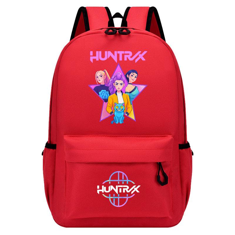 Kpop cazademonios cazademonios grupo de chicas mochila periférica niño niña estudiante mochila de dibujos animados niños de moda