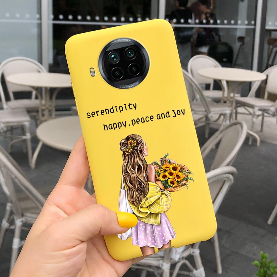 ForXiaomi Mi 10T Lite Case Cute Cartoon Cat Painted TPU Silicone Back Cover For Xiaomi Mi 10T Lite 5G 10Tlite Phone Case Funda