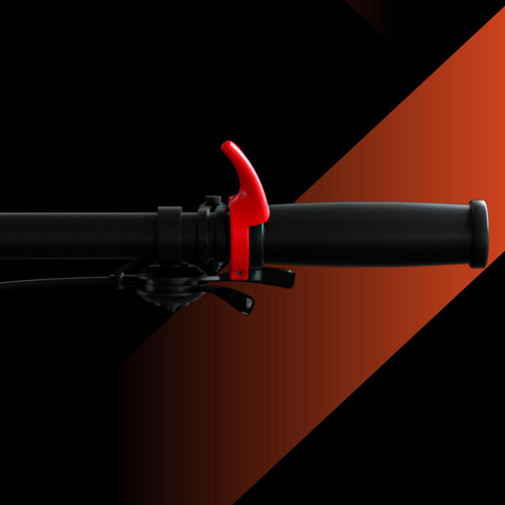 1 Pair Ergonomic Handlebar Thumb Rest Comfort Grip Easy Installation Bike Auxiliary Handlebar High Toughness