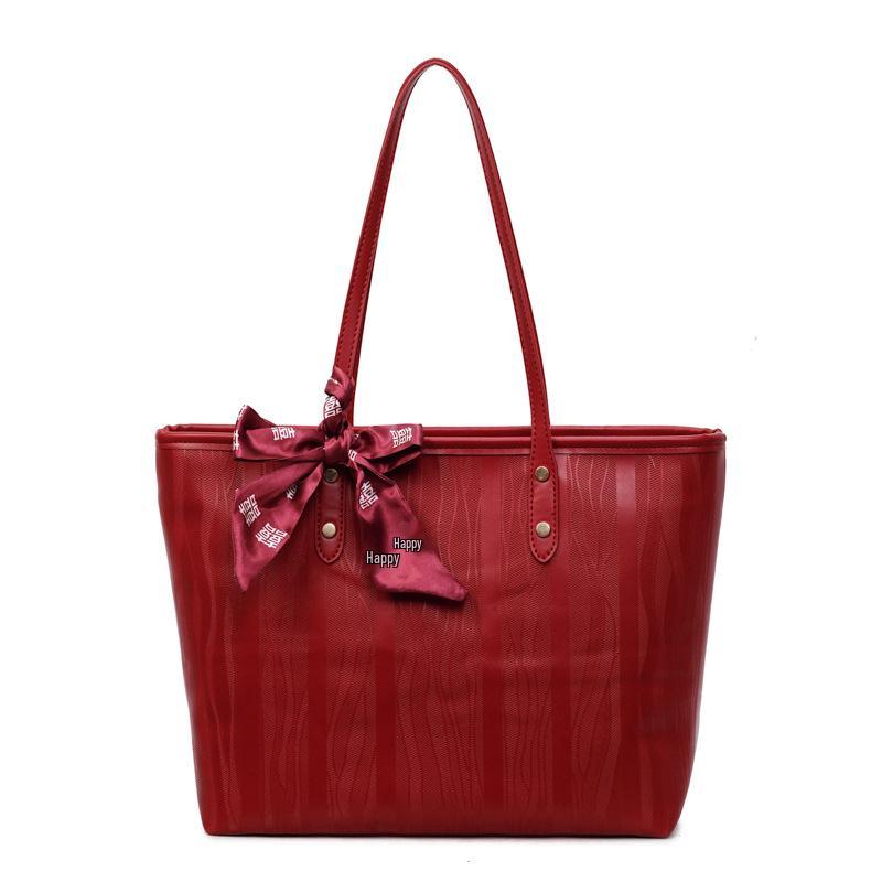 

2025 New Women s Tote Bag: Stylish Large-Capacity Shoulder Bag for Work Commute
